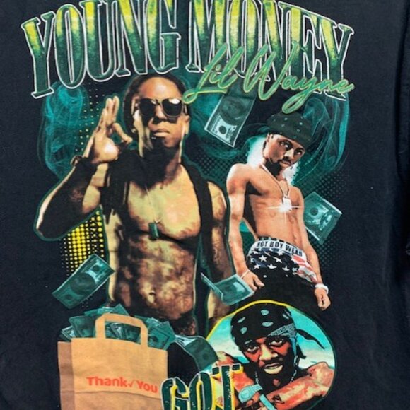 LIL WAYNE "Young Money " mens BAND tee - Picture 2 of 4